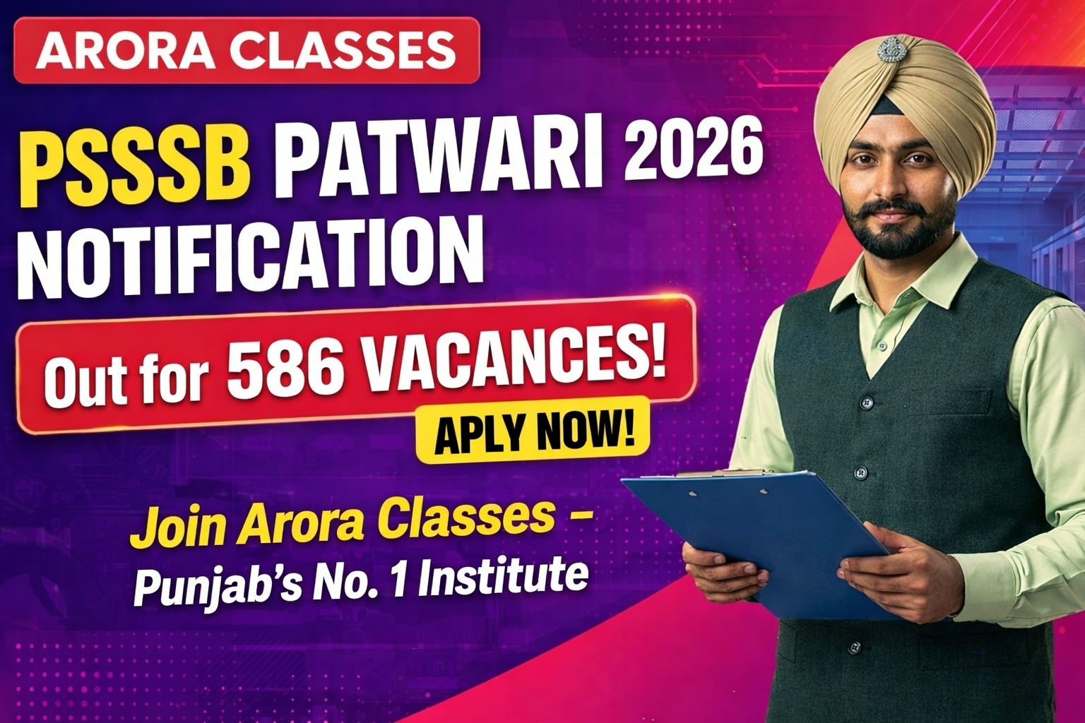 Punjab Patwari Recruitment 2026 Notification Details